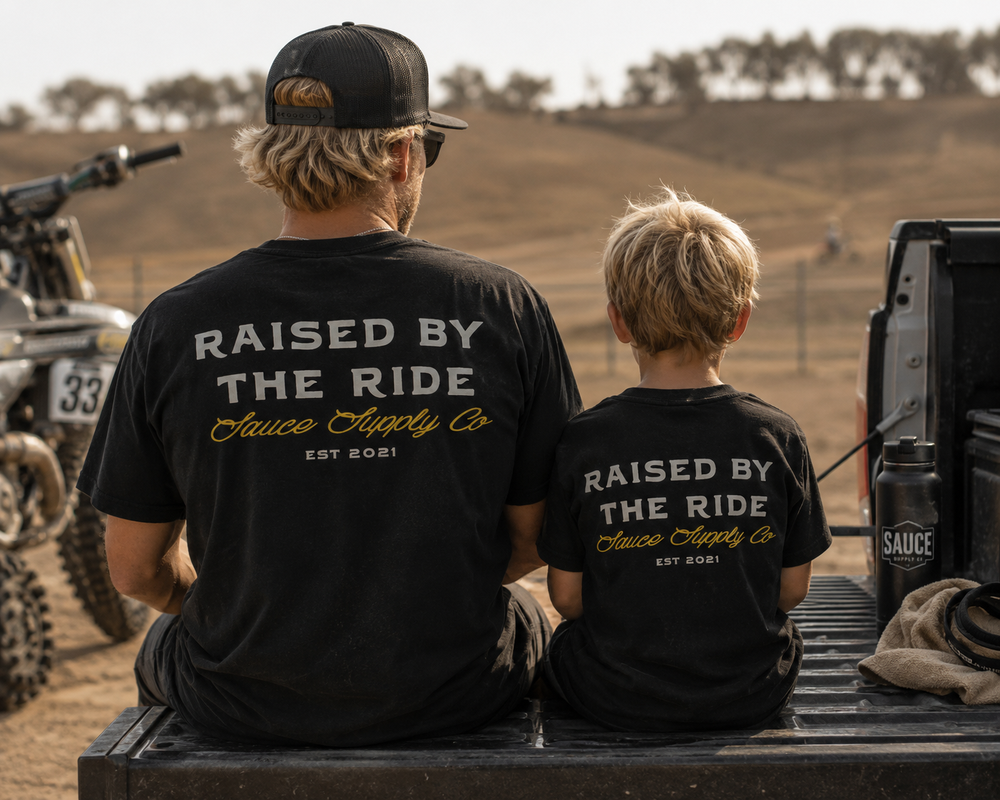 RAISED BY THE RIDE