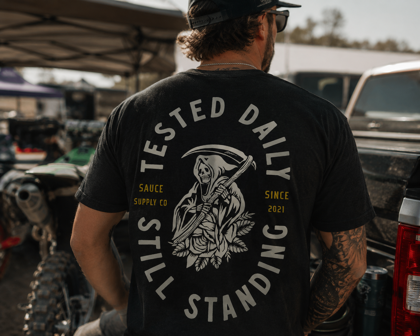 TESTED DAILY. STILL STANDING.